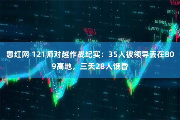 惠红网 121师对越作战纪实：35人被领导丢在809高地，三天28人饿昏