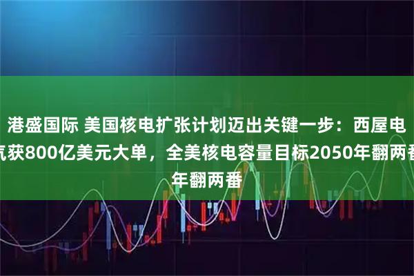 港盛国际 美国核电扩张计划迈出关键一步:西屋电气获800亿美元大单,全美核电容量目标2050年翻两番